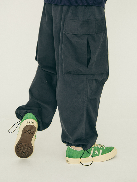 CbWIDE CARGO PANTS (NAVY) Peach Napping